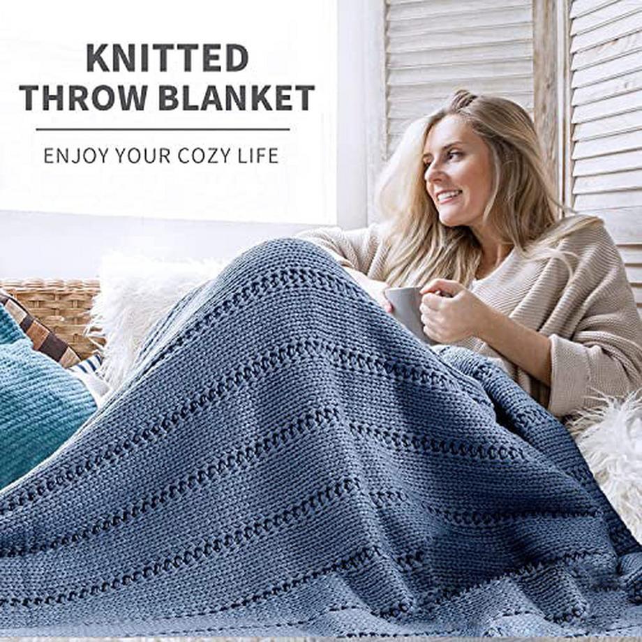 Alopini Coperta Lavorata a Maglia 127x152cm  