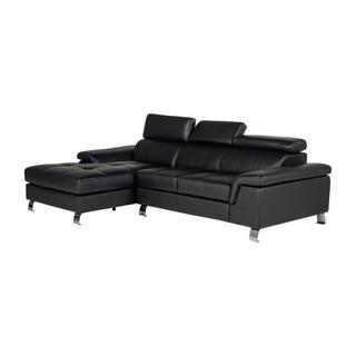 Vente-unique Ecksofa Leder MISHIMA Ecke Links  