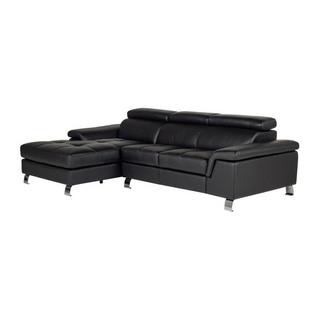 Vente-unique Ecksofa Leder MISHIMA Ecke Links  