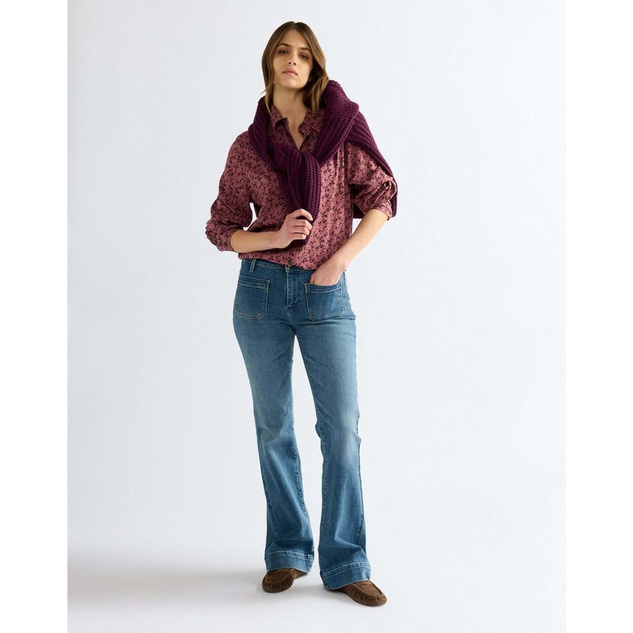Wrangler  Langarmbluse Drama Collar 