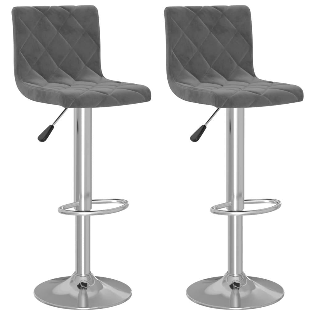 VidaXL Tabouret de bar velours  