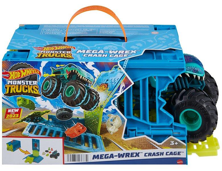 Hot Wheels  Monster Trucks Mega Wrex Oversized Crash Cage (1:24) 