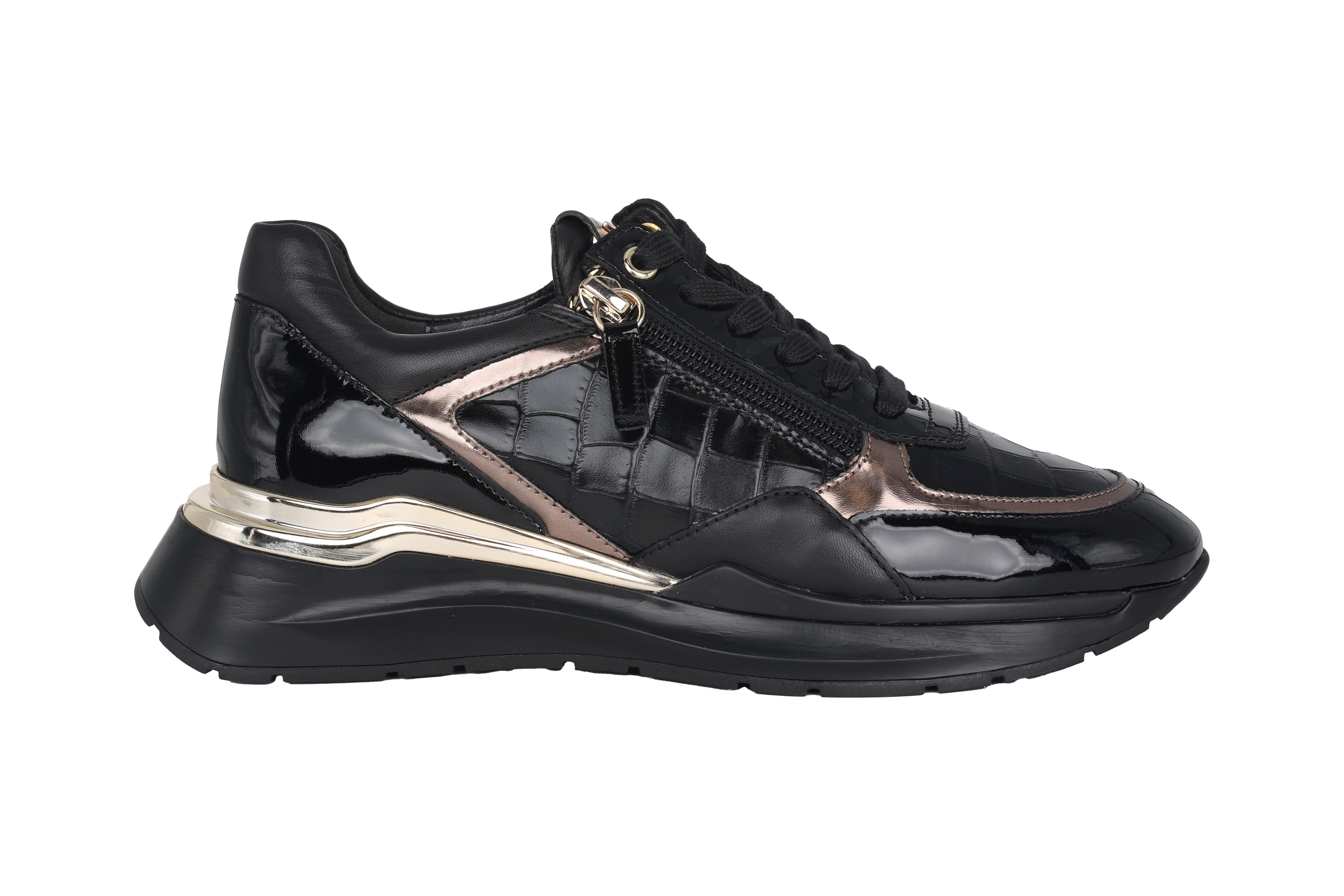 Image of 0-101307-0100 - Leder Sneaker Damen Schwarz 35