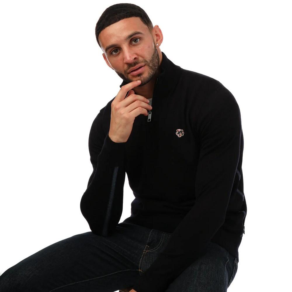 TED BAKER Tooting Sweatshirt mit kurzem Reissverschluss  