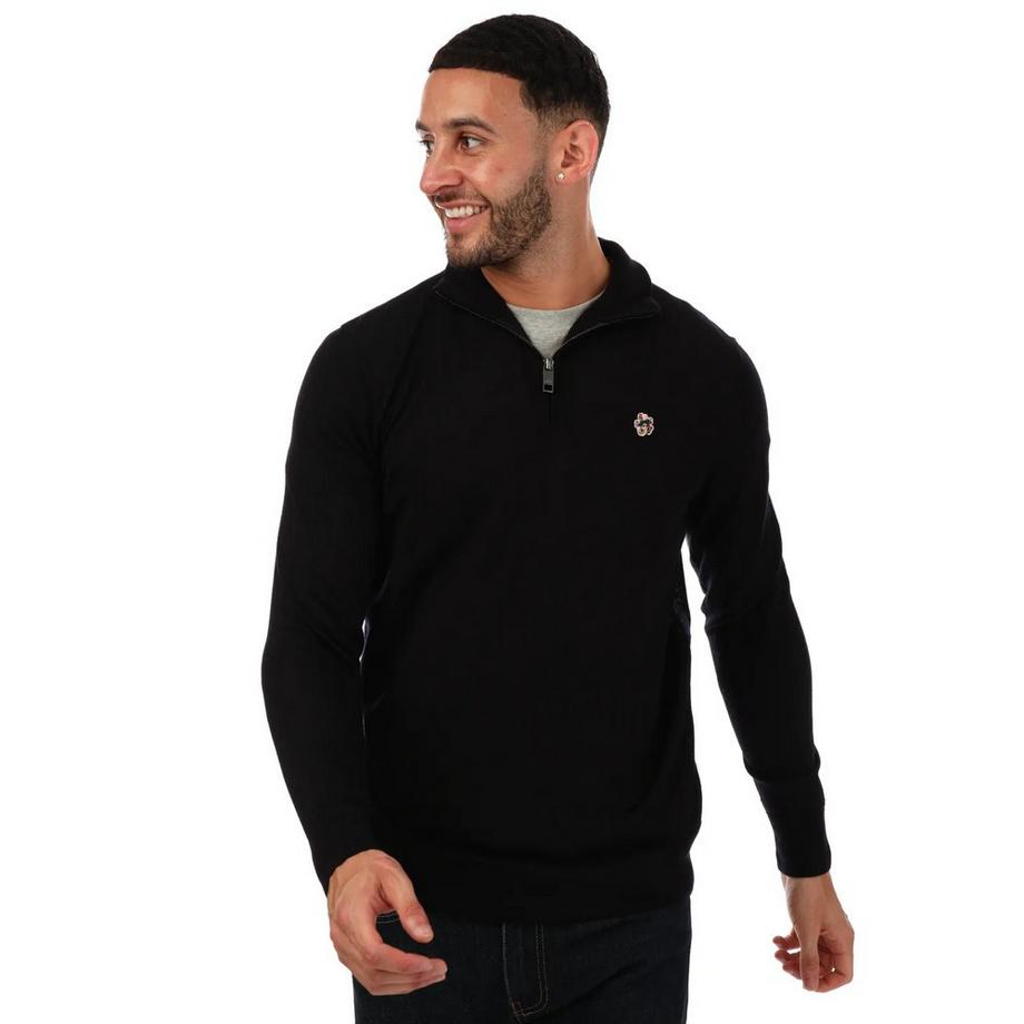 Tooting Sweatshirt mit kurzem Reißverschluss