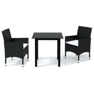 VidaXL set da pranzo Polirattan  