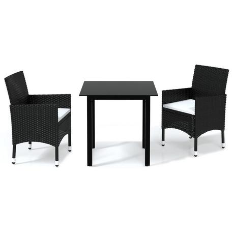 VidaXL set da pranzo Polirattan  