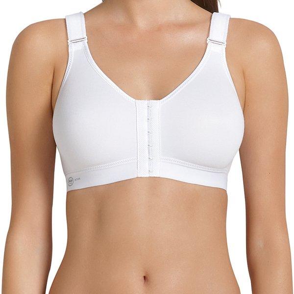 Image of Frontline Open - Sport Bh Mit Vorderverschluss Damen Weiss E/70
