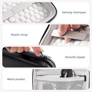 Only-bags.store  Hartschalenkoffer Tragbarer externer Festplattenkoffer für 2 Festplatten 