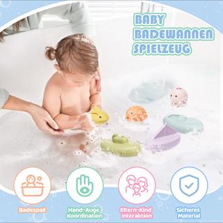 Activity-board  Baby Kinder Silikon Badespielzeug Formfrei, ohne Loch Wasserspielzeug 