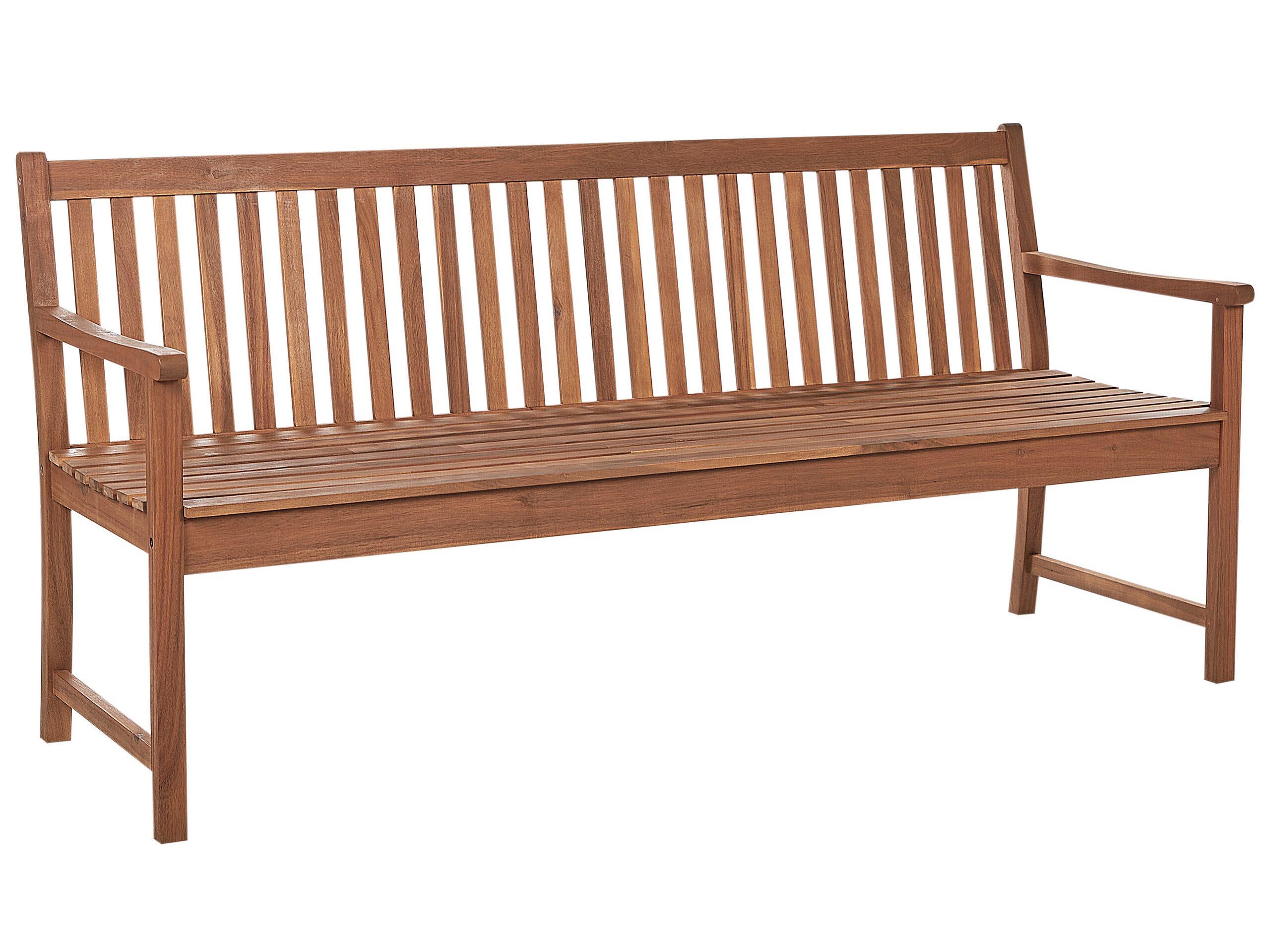 Beliani Banc de jardin en Bois d'acacia certifié FSC® Rustique VIVARA  