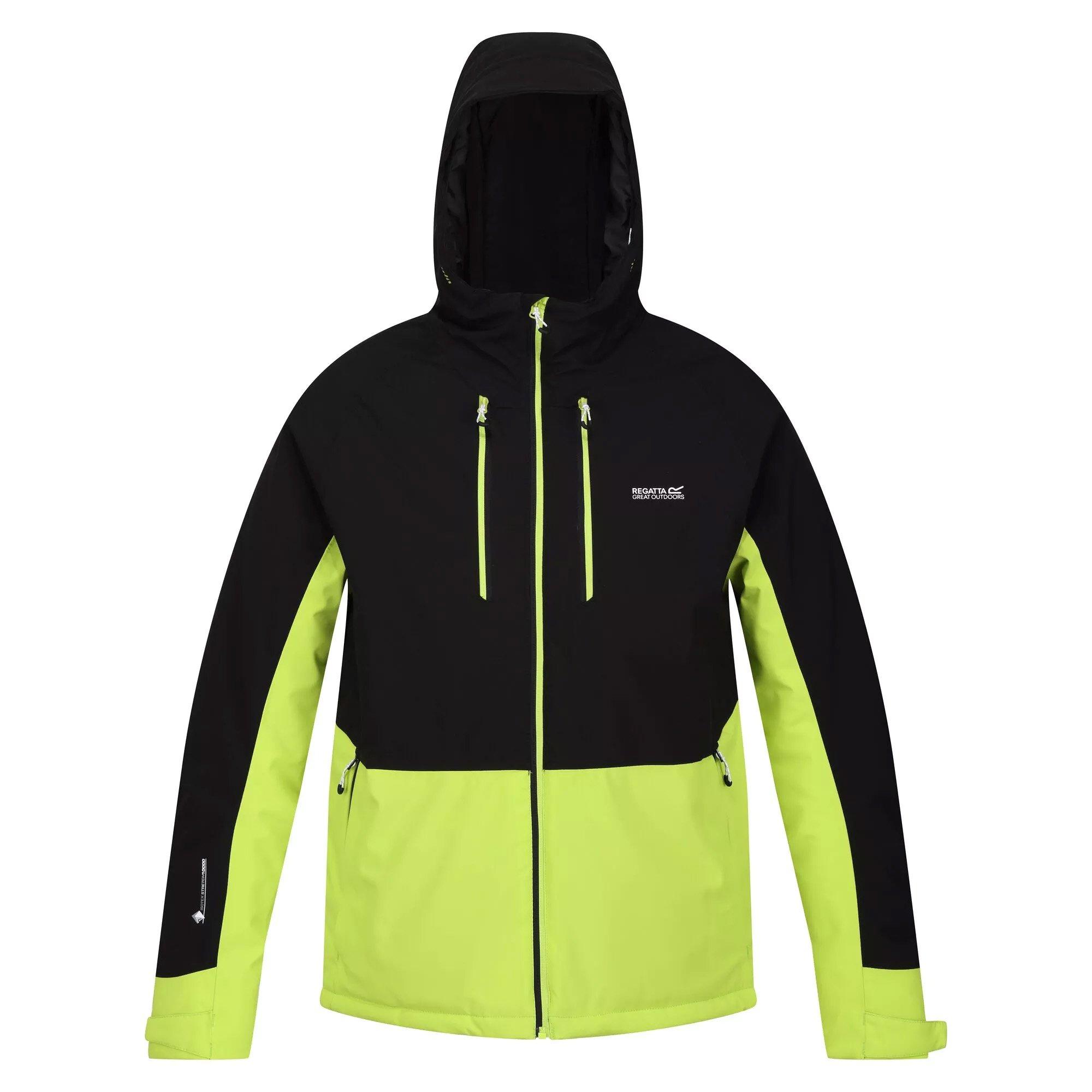 Image of Highton Iii Steppjacke Herren Schwarz Bedruckt XXL