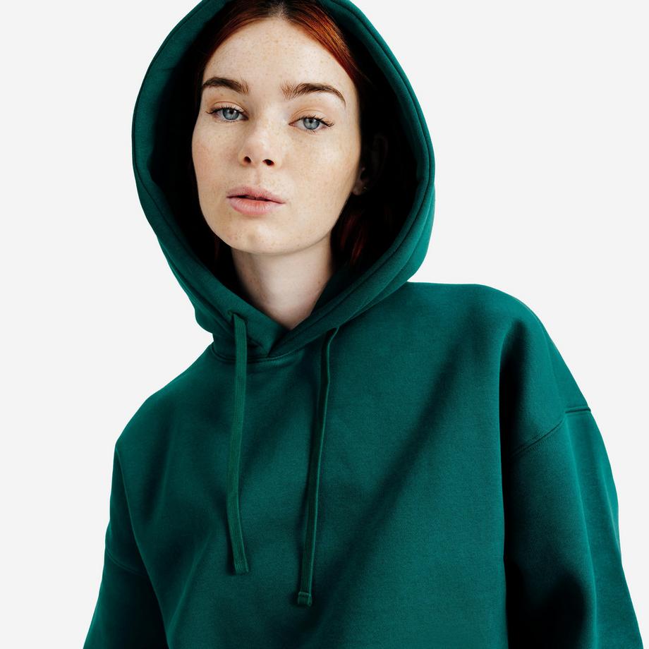 DECATHLON  Sweatshirt  mit Kapuze Baumwolle 