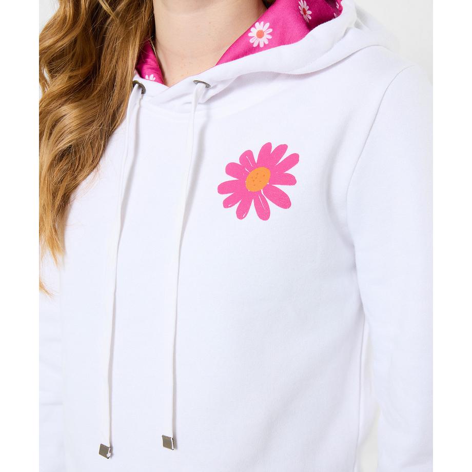 Joe Browns Kapuzenpullover mit Blumenmotiv  