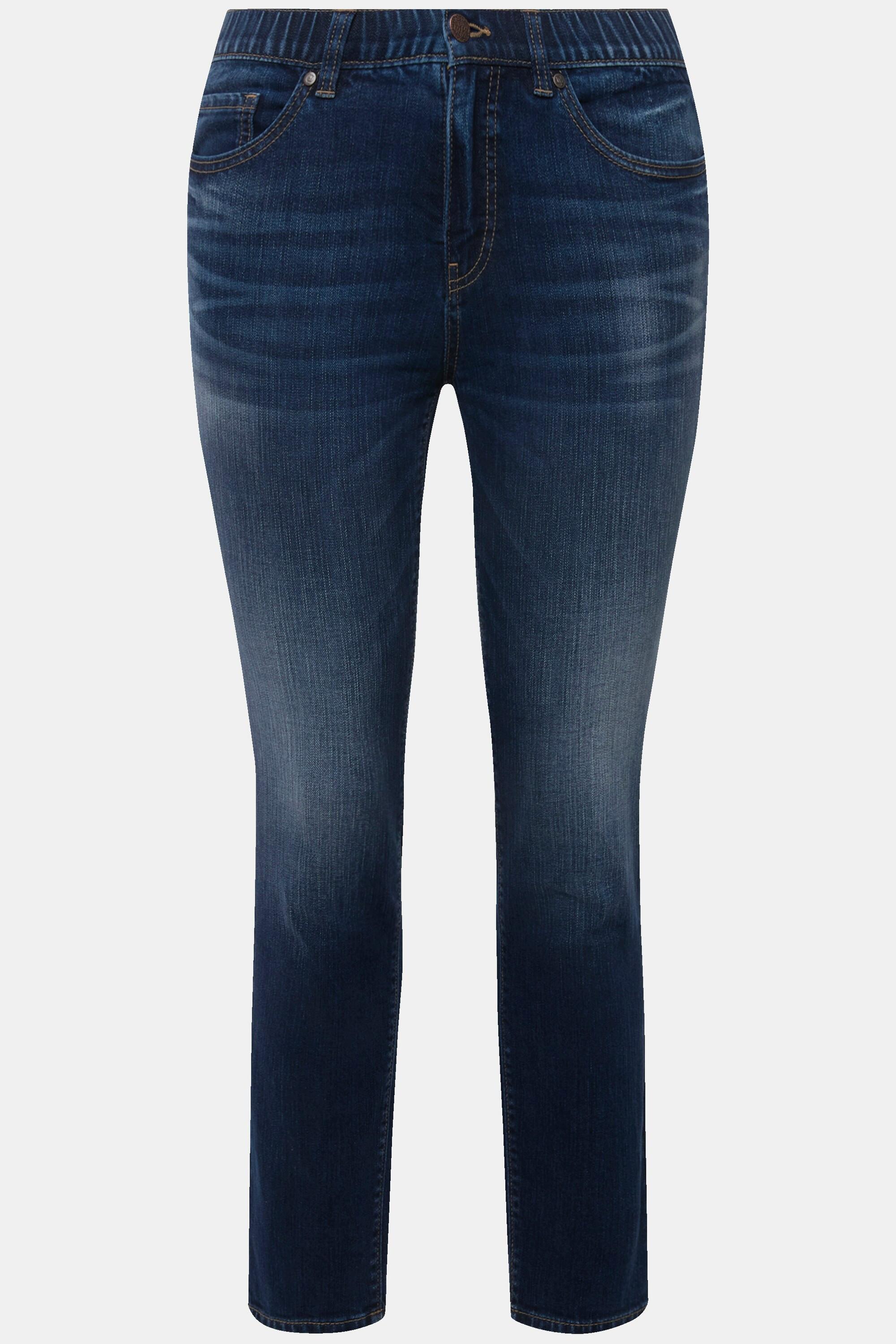 Ulla Popken  Jean Sarah stretch, jambes ajustées, coupe 5 poches 