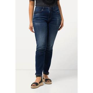 Ulla Popken  Jean Sarah stretch, jambes ajustées, coupe 5 poches 