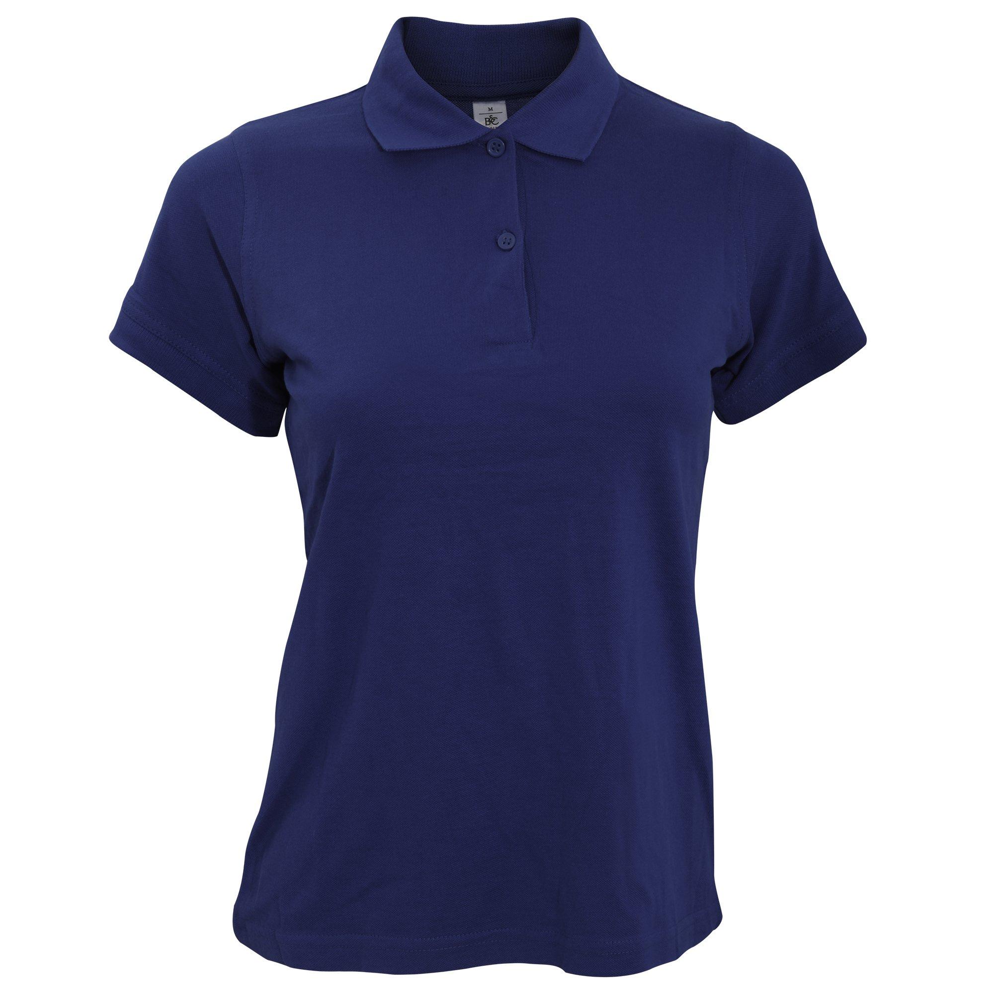 Image of B&c Safran Poloshirt, Kurzarm Damen Marine XS