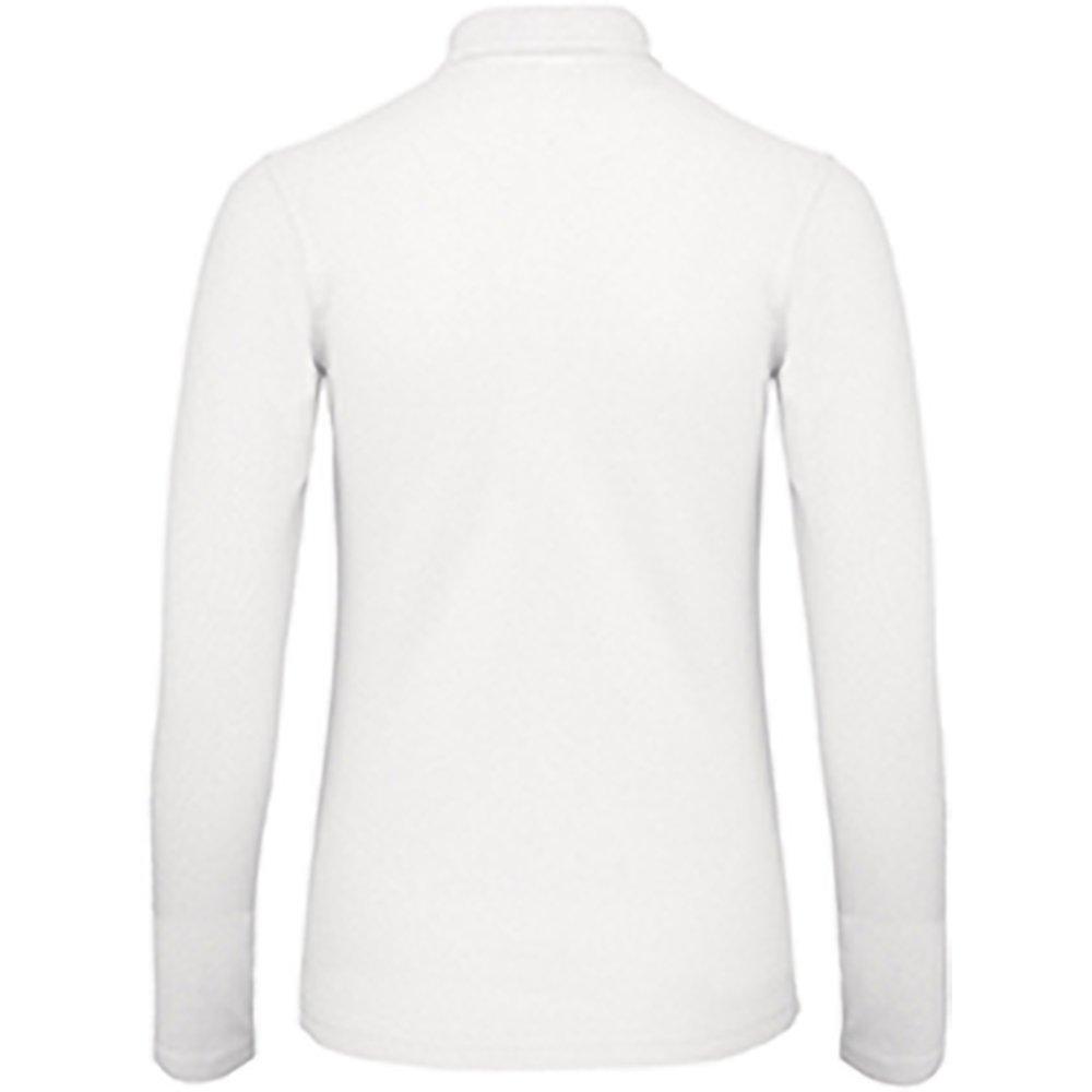 B and C ID.001 Langarm Poloshirt  