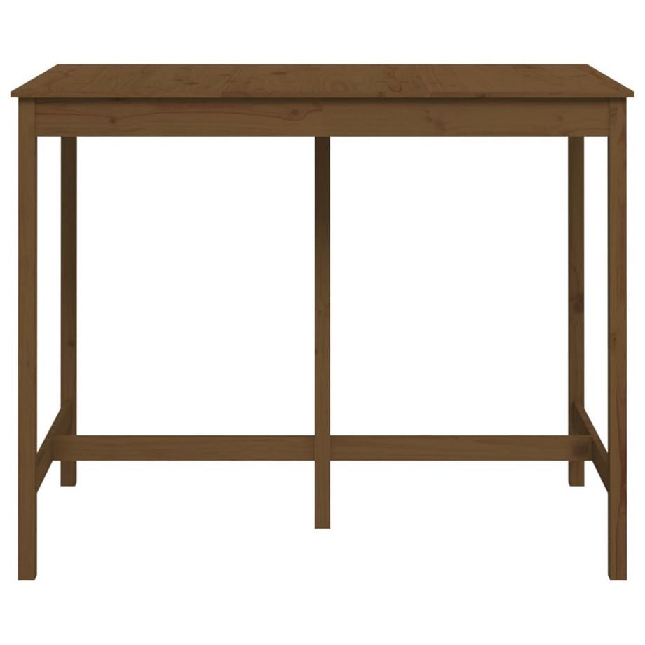 VidaXL Table de bar bois de pin  