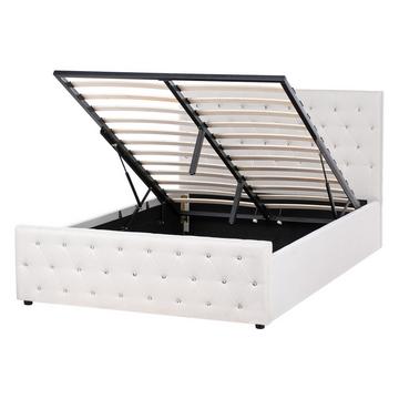 Letto contenitore en Tessuto Glamour AMIENS