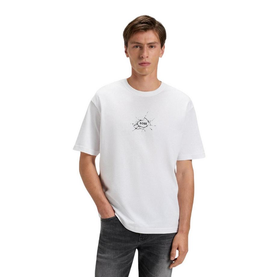 BOSS T-Shirt Girocollo con Stampa Grafica  