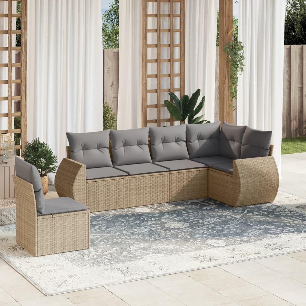 VidaXL Garten sofagarnitur poly-rattan  