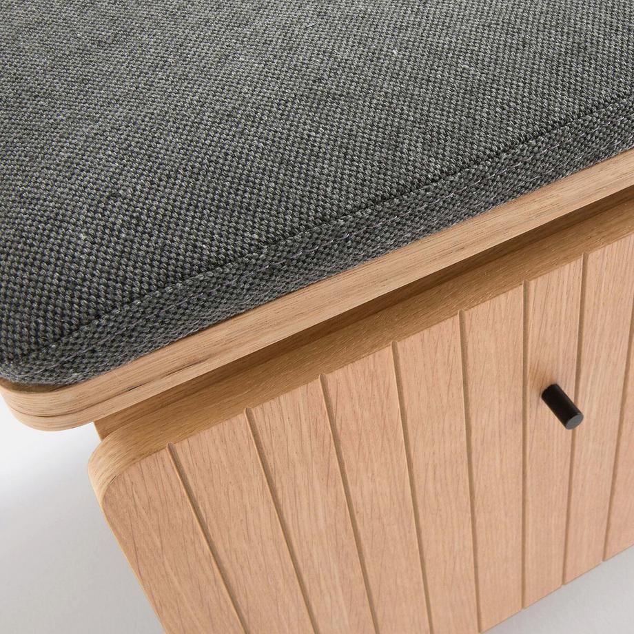 La Redoute Intérieurs Banc de rangement chêne et plaqué  