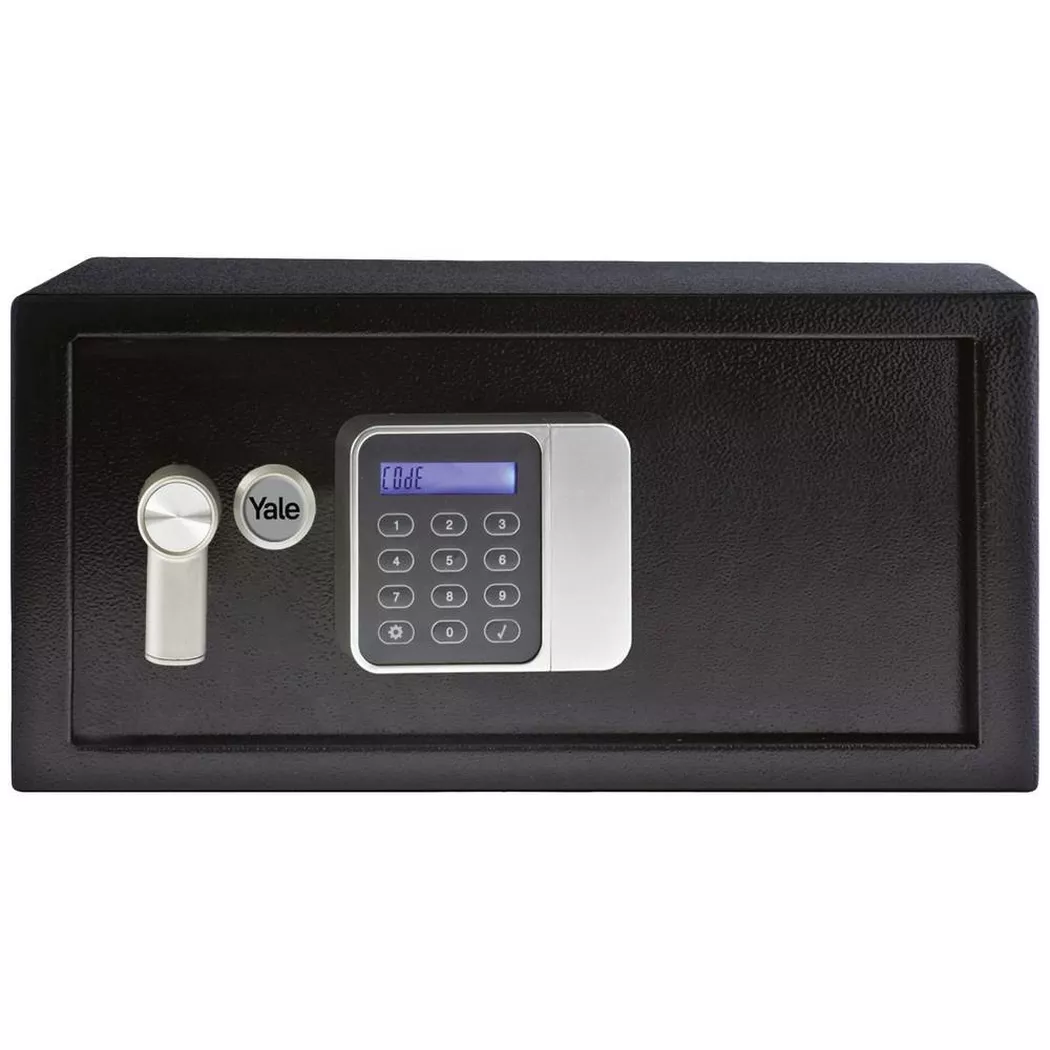 Yale - Value Safe Gäste-Tresor Laptop, 90X120MM, Schwarz