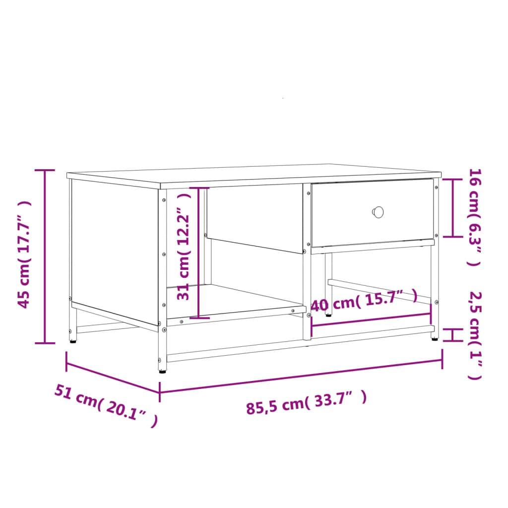 VidaXL Couchtisch holzwerkstoff  