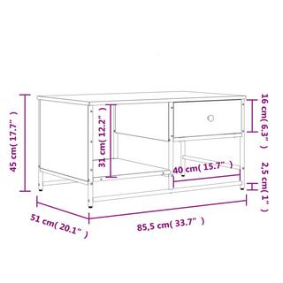 VidaXL Couchtisch holzwerkstoff  