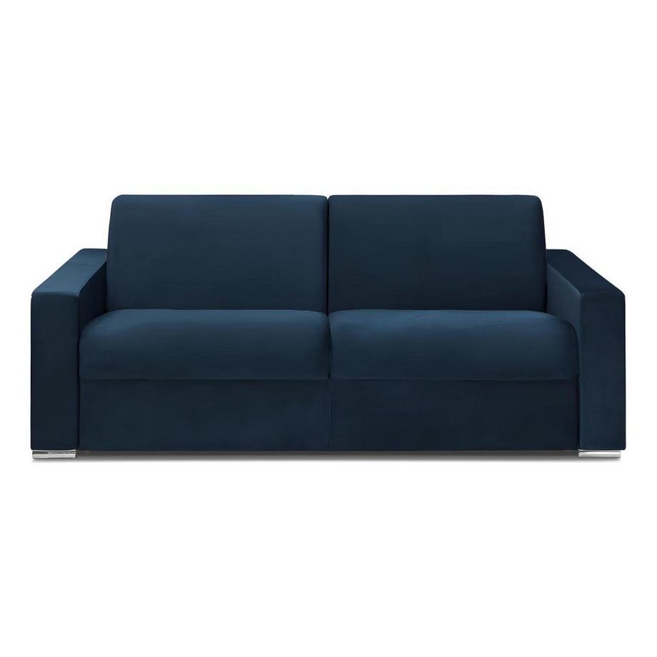 Vente-unique Schlafsofa mit Matratze 4Sitzer Samt LiegeflächeMatratzenCALITO  