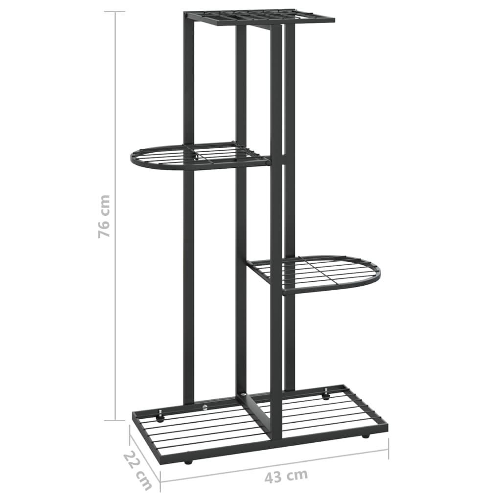 VidaXL Support pour plantes métal  