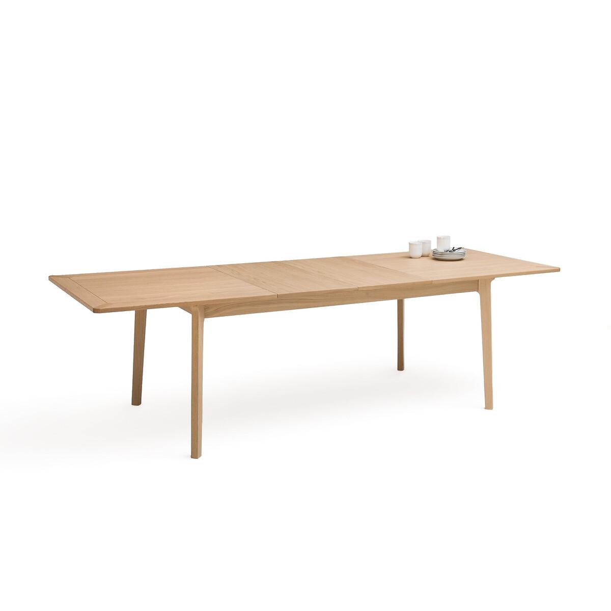 La Redoute Intérieurs Table extensible plaqué chêne 6/10 couverts  
