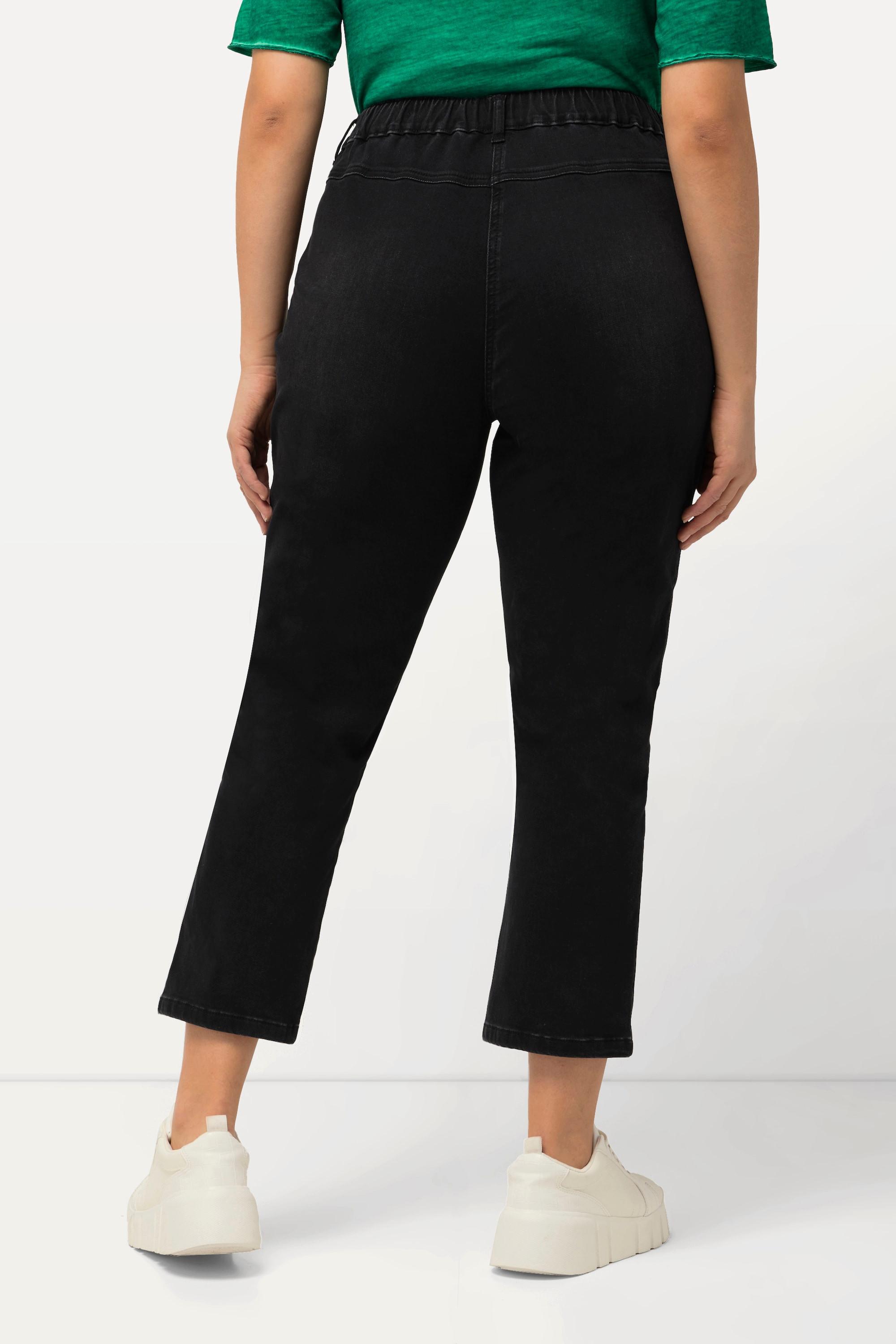 Ulla Popken  Jean 7/8 Sienna à jambe étroite, taille confortable 