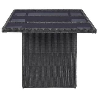 VidaXL Gartentisch poly-rattan  