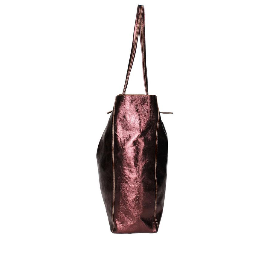 Gave Lux Borsa Shopper con chiusura a coulisse in pelle  