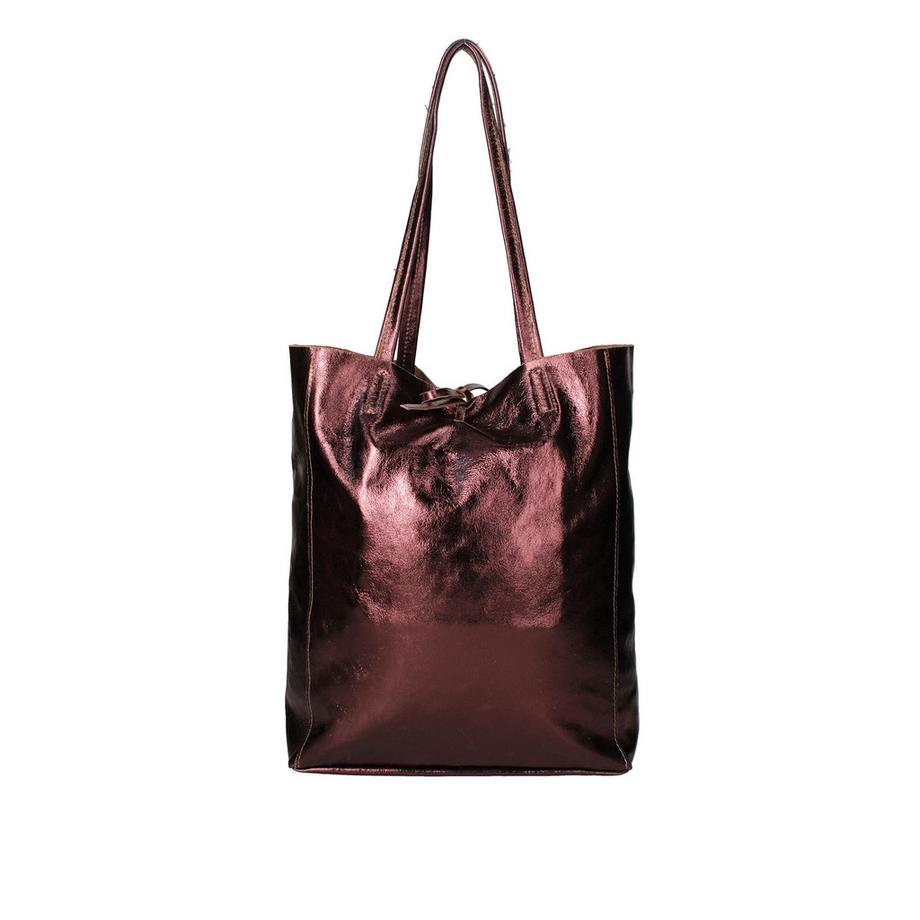 Gave Lux Borsa Shopper con chiusura a coulisse in pelle  