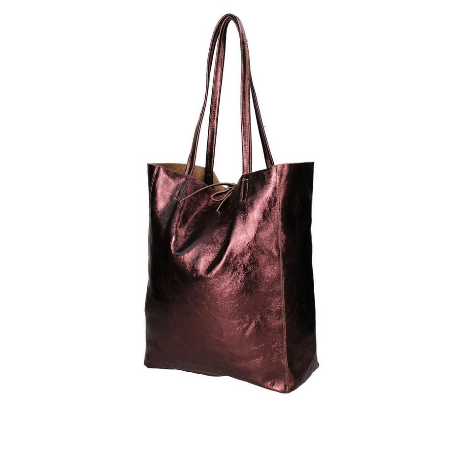Gave Lux Borsa Shopper con chiusura a coulisse in pelle  