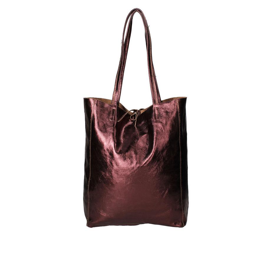 Gave Lux Borsa Shopper con chiusura a coulisse in pelle  