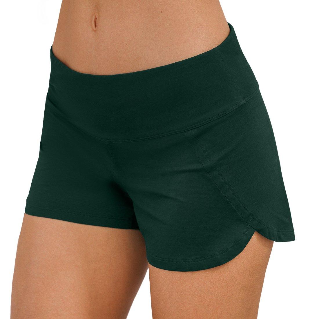 Image of Stay Cool Pyjama Shorts Nattcool Damen Dunkelgrün XXL