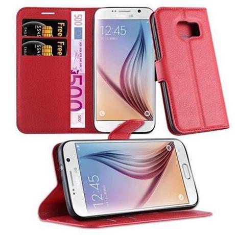 Cadorabo  Housse compatible avec Samsung Galaxy S7 - Coque de protection avec fermeture magnétique, fonction de support et compartiment pour carte 