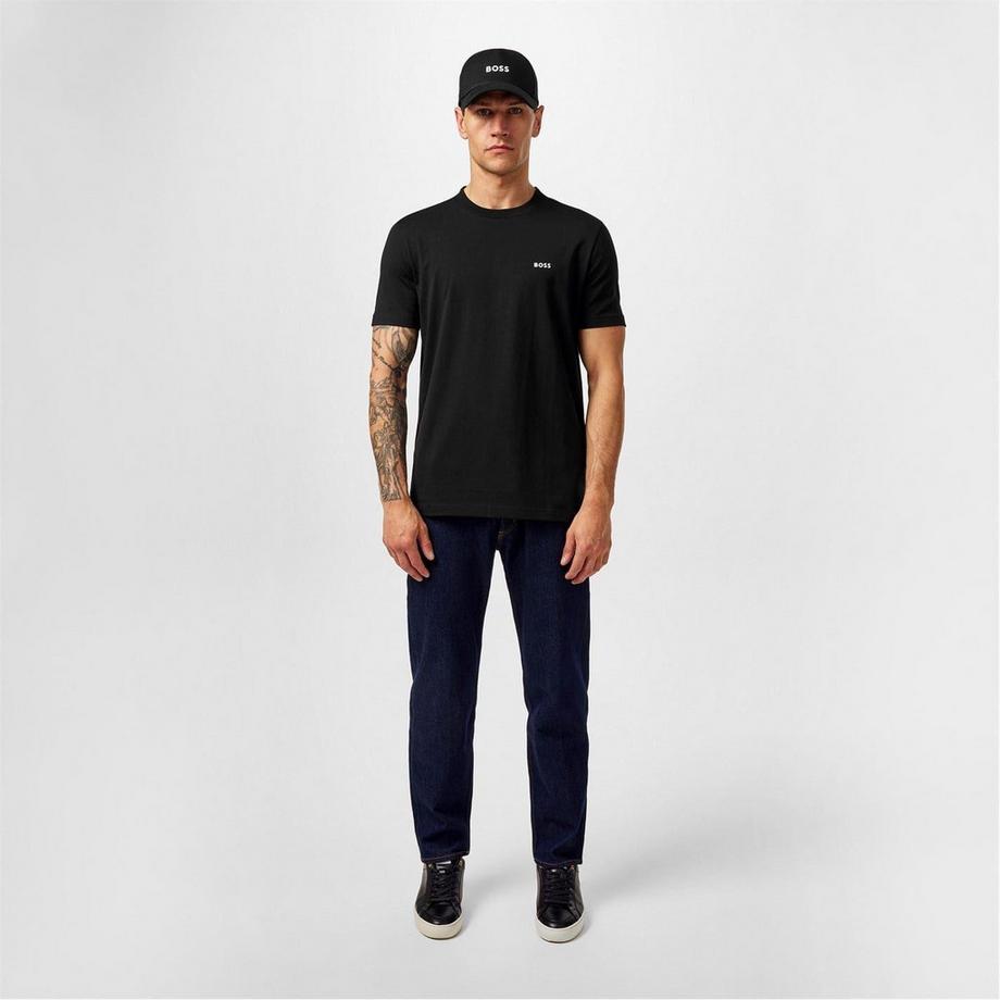 BOSS T-Shirt Logo Contrasté  