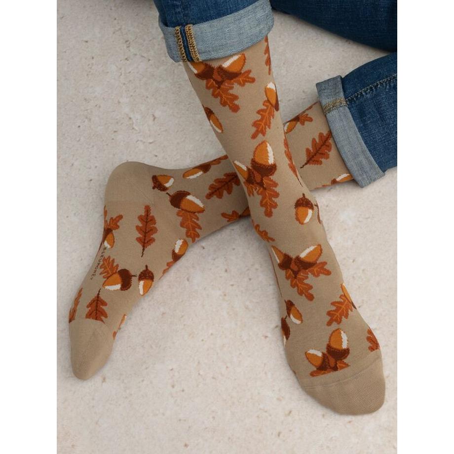 BLEU FORET Chaussettes Glands  