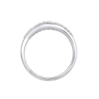 Elli  Ring Zirkonia Schwungvolles Design 925 Sterling Silber 