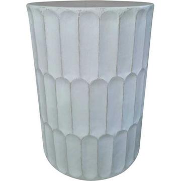 Table basse Caesar blanc rond 40