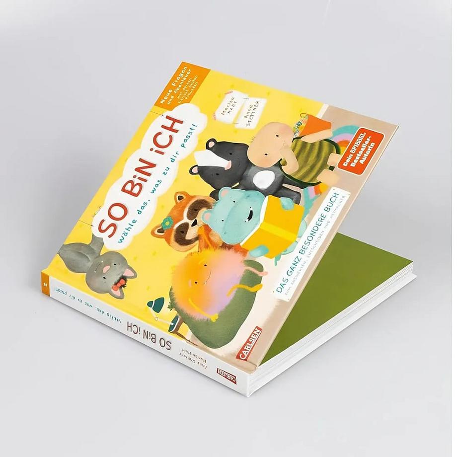 So bin ich - Neue Fragen und Abenteuer mit deinen tierisch besten Freunden Hart, Marisa; Stettner, Anne (Illustrationen) Couverture rigide 