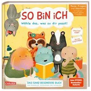 So bin ich - Neue Fragen und Abenteuer mit deinen tierisch besten Freunden Hart, Marisa; Stettner, Anne (Illustrationen) Couverture rigide 