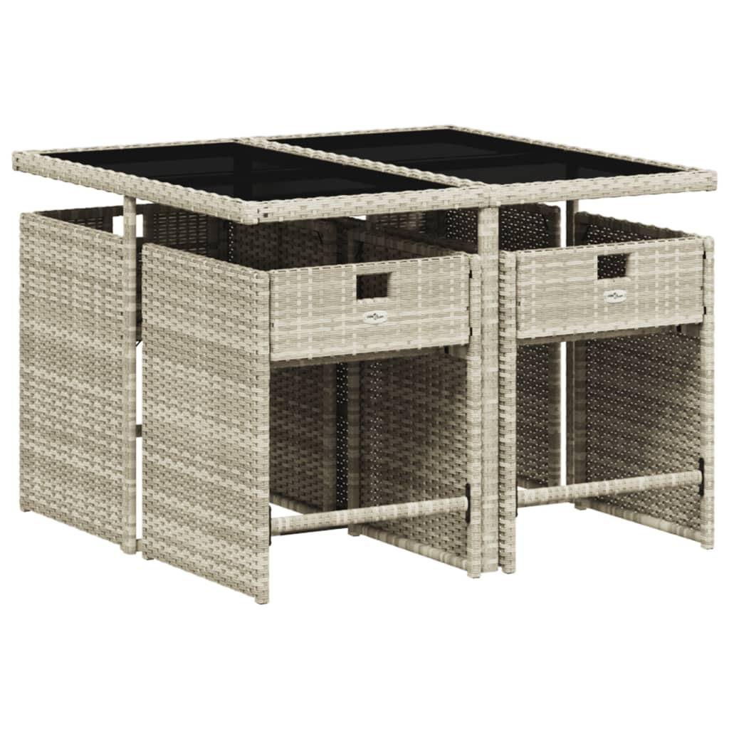 VidaXL Garten essgruppe poly-rattan  