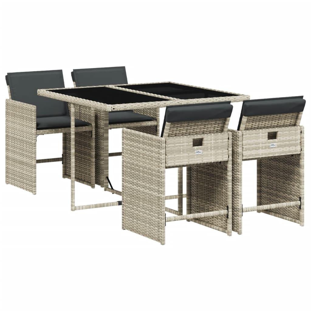 VidaXL Garten essgruppe poly-rattan  