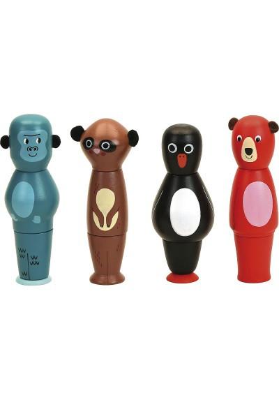 Vilac  Stapel-Menschen, Ingela P. Arrhenius, Erste Spielzeuge, Vilac 